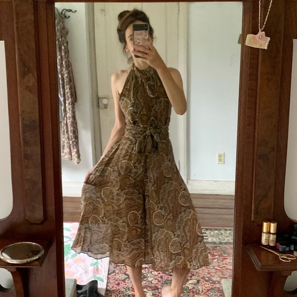 Vintage Pants - 70s paisley disco dream - 3 piece set